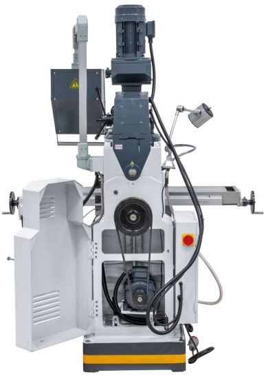 Universalfräsmaschine FM 90 DRO fronal rückseite offen