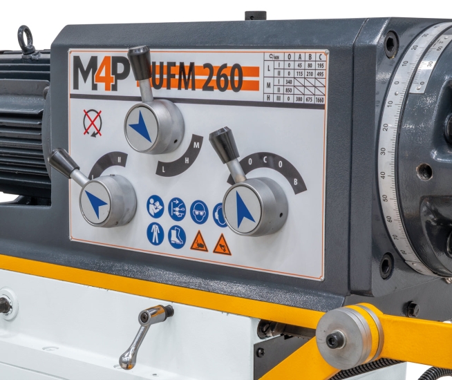 Universalfräsmaschine UFM 260 getriebeschaltung