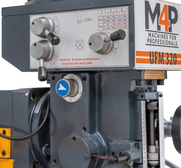 Universalfräsmaschine UFM 320 getriebeschaltung horizontalspindel