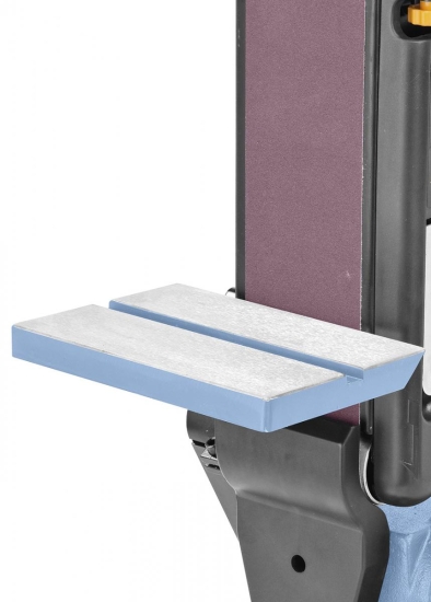 Tellerschleiftisch kann zum Bandschleifen verwendet werden.