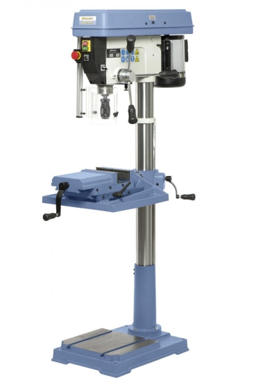 Optional: Schraubstock an der unterseite des Arbeitstisches.