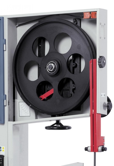 Dynamisch ausgewuchtete Antriebsräder aus Grauguss sorgen für ruhigen Lauf