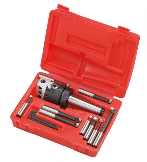 Bernardo Plan- und Ausdrehkopfset diam. 75 mm mit Aufnahme MK 3 Spannmittel für Werkzeuge