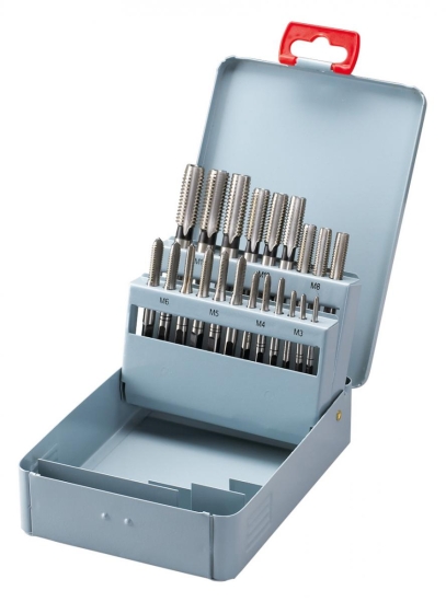 Bernardo Handgewindebohrer-Set HSS 21-tlg. Gewindeschneidsätze