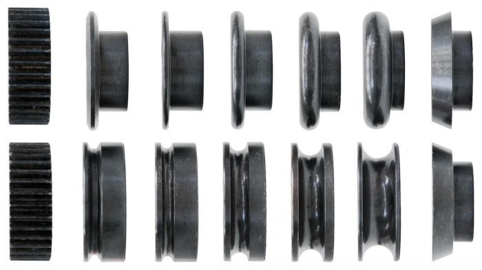 7 Paar Sicken- und Bördelwalzen