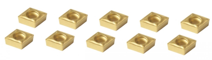 Bernardo Satz HM-Wendeschneidplatten (10 Stk.) für Drehmeißel 8 / 10 / 12 mm Drehmeisselsätze