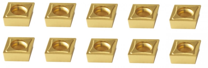 Bernardo Satz HM-Wendeschneidplatten (10 Stk.) für Drehmeißel 16 / 20 mm Drehmeisselsätze