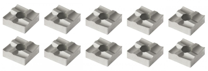Bernardo Satz HM-Wendeschneidplatten 41305Fb (10 Stk.) für E5 Drehmeisselsätze