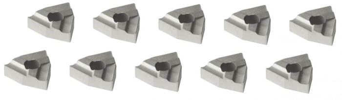 Bernardo Satz HM-Wendeschneidplatten T31005A (10 Stk.) für C3 Drehmeisselsätze