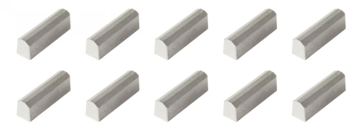 Bernardo Satz Abstecheinsätze J200 (10 Stk.) für C9/D7 Drehmeisselsätze