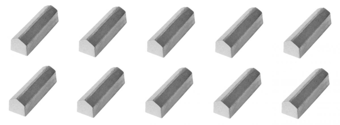 Bernardo Satz Abstecheinsätze J201 (10 Stk.) für E7 Drehmeisselsätze