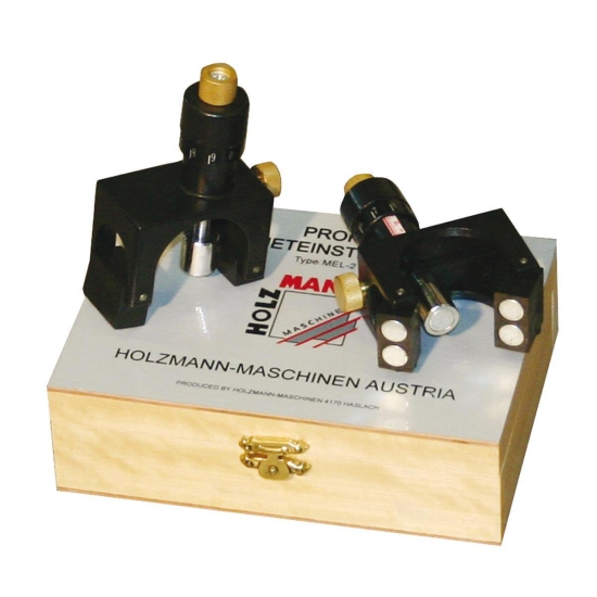 Holzmann H-MEL2 Magneteinstelllehre für Hobelmesser 2tlg