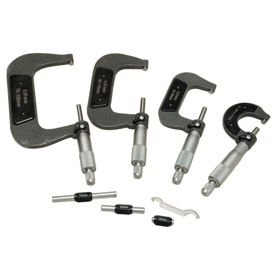 Holzmann BMS4 Bügelmessschrauben Set