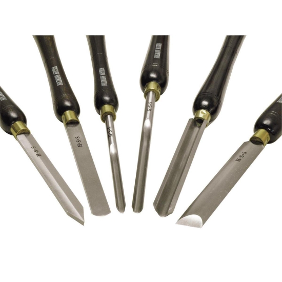 Holzmann H6TLG Qualitätsdrechselsatz 6tlg. HSS