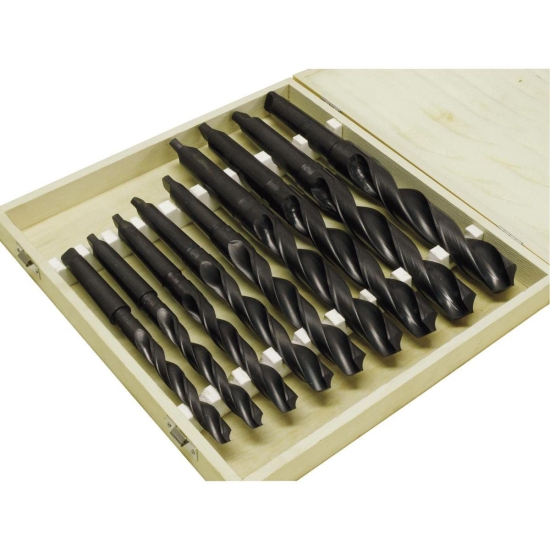 Holzmann SPSMK23 Spiralbohrsatz 14,5-30mm MK2-MK3/HSS/9tl