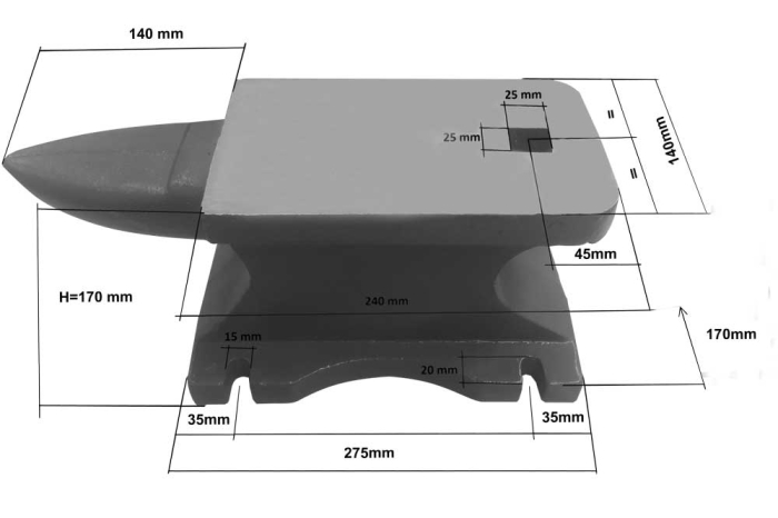 Holzmann AMB34 Amboss 34 Kg