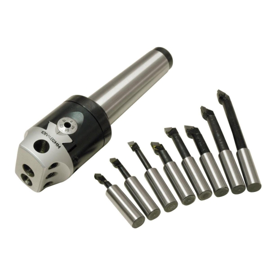 Holzmann PAS50MK4 Plan- u. Ausdrehkopf inkl. 8 Dreheisen