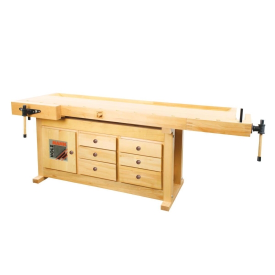 Holzmann H-WB210C Hobelbank inkl. Schrank & Spannbacken