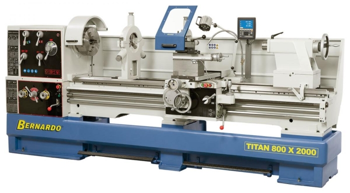 Bernardo Titan 800 x 2000 Universaldrehmaschinen mit Digitalanzeige