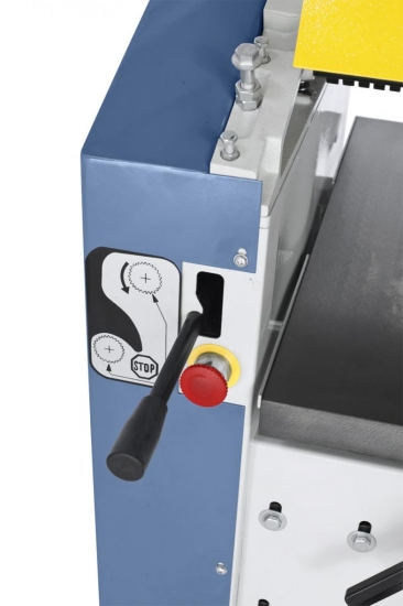 Vorschub ist zum Abrichthobeln ausschaltbar.