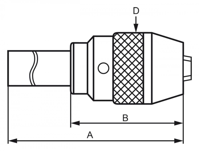 Bernardo Schnellspann-Bohrfutter mit Direktaufnahme MK 2 / 1 - 13 mm Spannmittel für Werkzeuge