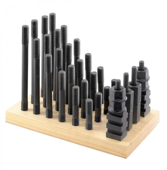 Bernardo Stiftschrauben und T-Nut-Muttern Sortiment 18 mm, M 16 Mechanische Spannelemente