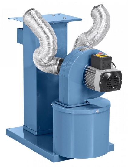 Bernardo Modell D mit MSA 500 Absaugung Untergestell für Schleifmaschinen