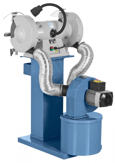 Abbildungen mit Schleifmaschine, nicht im Lieferumfang enthalten