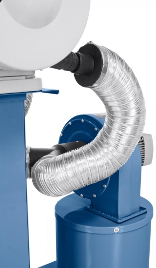 Bernardo Modell D mit MSA 500 Absaugung Untergestell für Schleifmaschinen