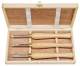 Bernardo Mini-Drechselmessersatz F, HSS, 3-tlg. Drechselmesser