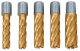 Bernardo HSS-Kernbohrer CDL, TiN-beschichtet, 14/18/22 mm, Bohrtiefe 50 mm, 5 tlg.