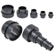 Absaugkanister ASK 1200 / 230 V schlauchadapter