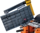 Abricht- und Dickenhobelmaschine FS 260 mit Absaugung / 230 V aufgeklappt