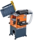 Abricht- und Dickenhobelmaschine FS 305 D mit Absaugung / 230 V links aufgeklappt mit absaughaube