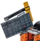 Abricht- und Dickenhobelmaschine FS 260 S mit Absaugung / 400 V links aufgeklappt