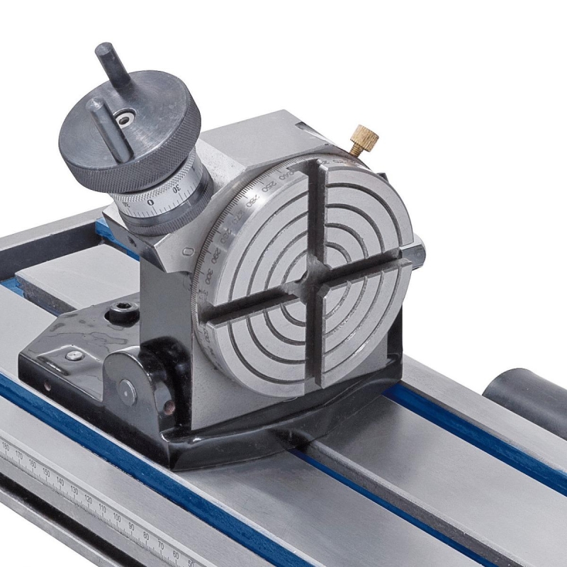 Norelem Positioniertisch NLM 21160-12 – Rundtisch 80mm, Übersetzung 55:1, Präzision