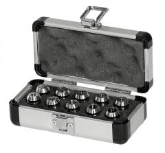 Bernardo Spannzangenset ER 16, 0,5 - 10 mm, 10-tlg. Spannmittel für Werkzeuge