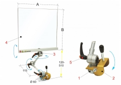 Bernardo PBM 30/440 Schutzschilder mit Befestigungsmagnet Bernardo PBM 30/440 Schutzschilder mit Befestigungsmagnet