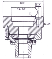 Bernardo Spannzangenfutter 5C mit Aufnahme D1-5 Spannmittel für Werkzeuge