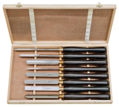 Bernardo Profi-Drechselmessersatz B, HSS, 8-tlg. Drechselmesser