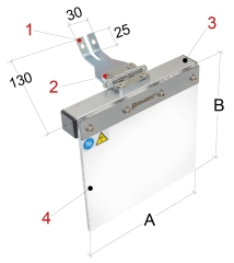 Bernardo Schutzeinrichtung für Schleifmaschinen PMA-S Größe 2