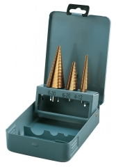 Bernardo Stufenbohrer-Set 3-tlg. Bohrwerkzeuge