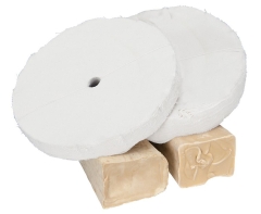 Bernardo Polierset für Kunststoff Ø 250 x 25 mm, Ø 20 mm, 4-tlg. Poliersets