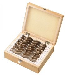 Bernardo Wellenförmige Parallelunterlagen 18-tlg. Mechanische Spannelemente